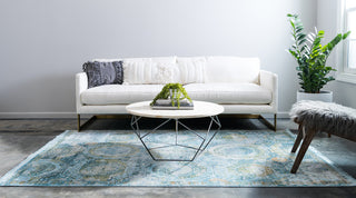 Unique Loom Light Blue Baracoa Coppelia 4' 3 x 6' 0 Area Rug
