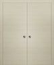 Sliding Double Pocket Closet Doors 36 x 80 | Planum 0010 Milk Ash