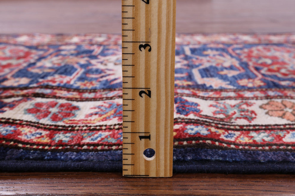 1' 11" X 5' 8" Runner Super Kazak Handmade Wool Rug Q10308