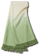 Dip-Dyed Throw, Willow Green