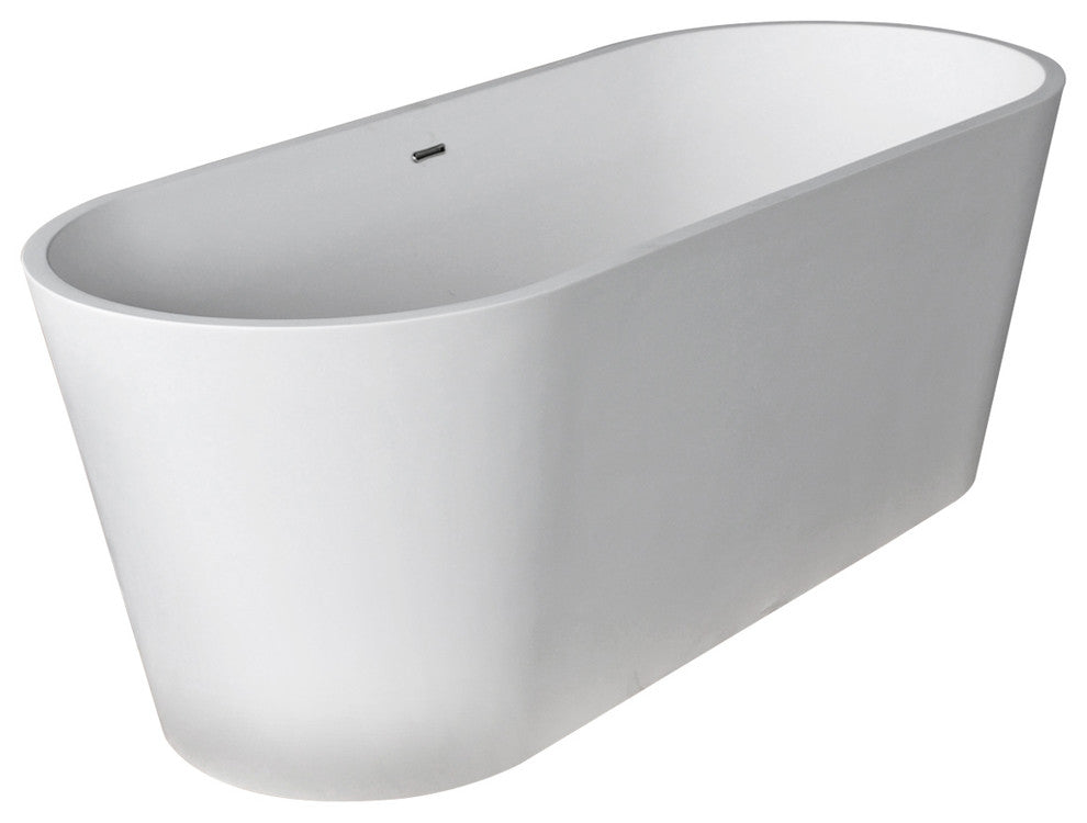 Atlantis Whirlpools Leith 28 x 67 Artificial Stone Freestanding Bathtub