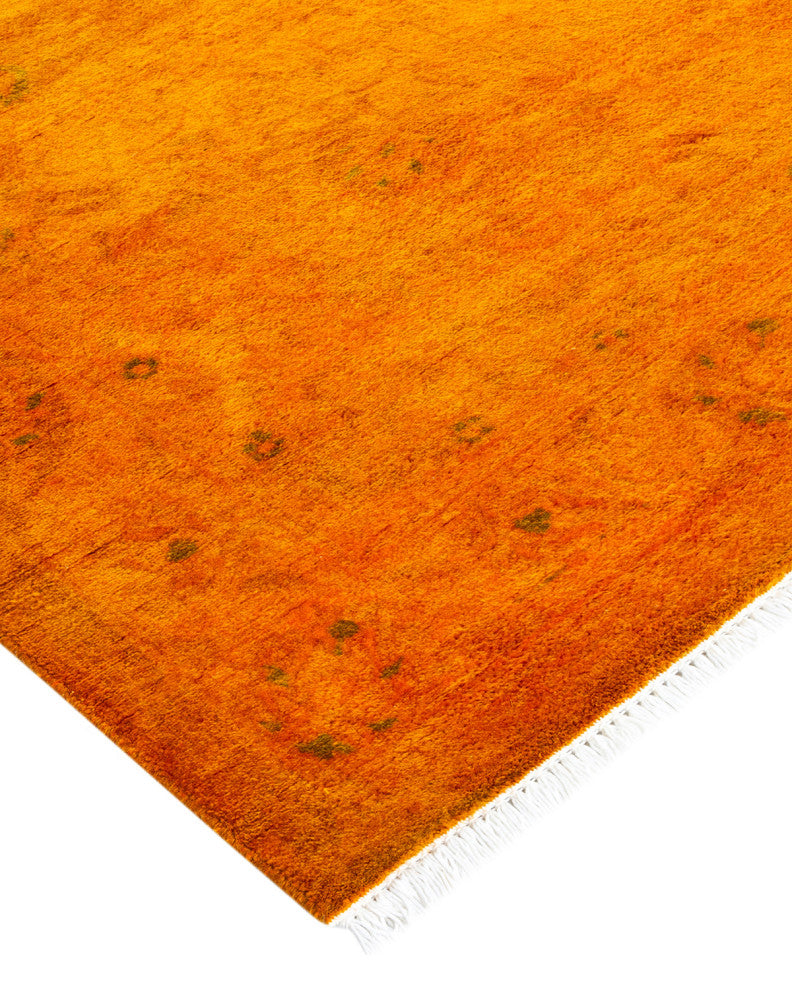 Fine Vibrance, One-of-a-Kind Handmade Area Rug Yellow, 15'9"x12'3"