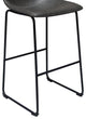 Theo 2 Bar Height Chairs, Weathered Gray