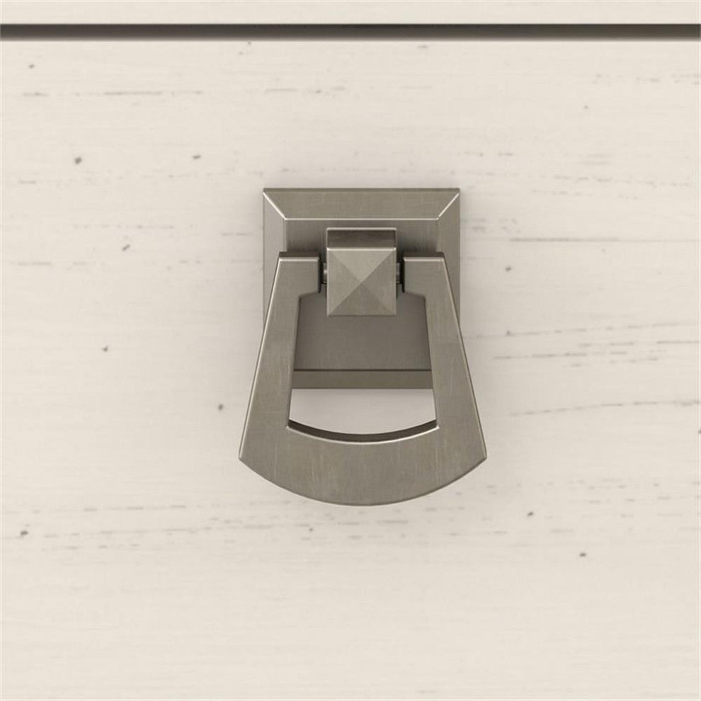 Scranton & Co Furniture Salinas 60" L Desk with File Cabinet & 5 Shelf Bookcase