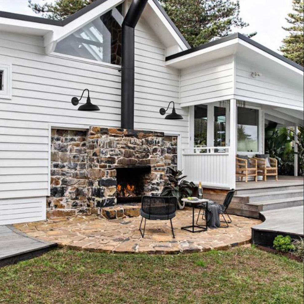 LED Outdoor Barn Lighting, Black