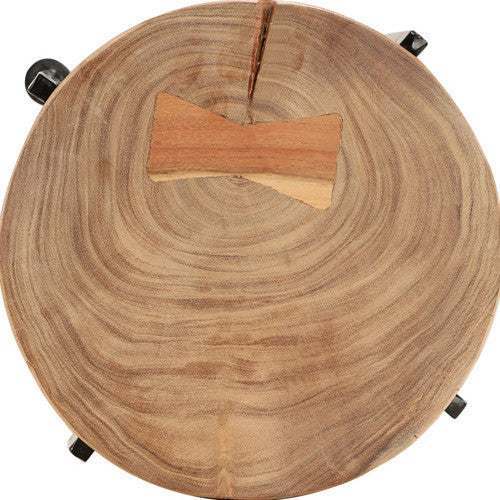 vidaXL Side Table Set 2 Pieces Solid Acacia Wood