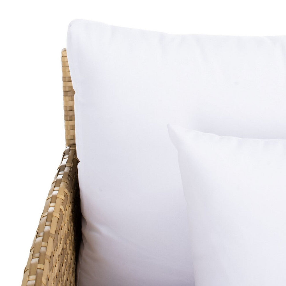 Safavieh Outdoor Cadeo Daybed Natural/White