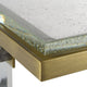 Uttermost Muse 14x25" Seeded Glass Accent Table