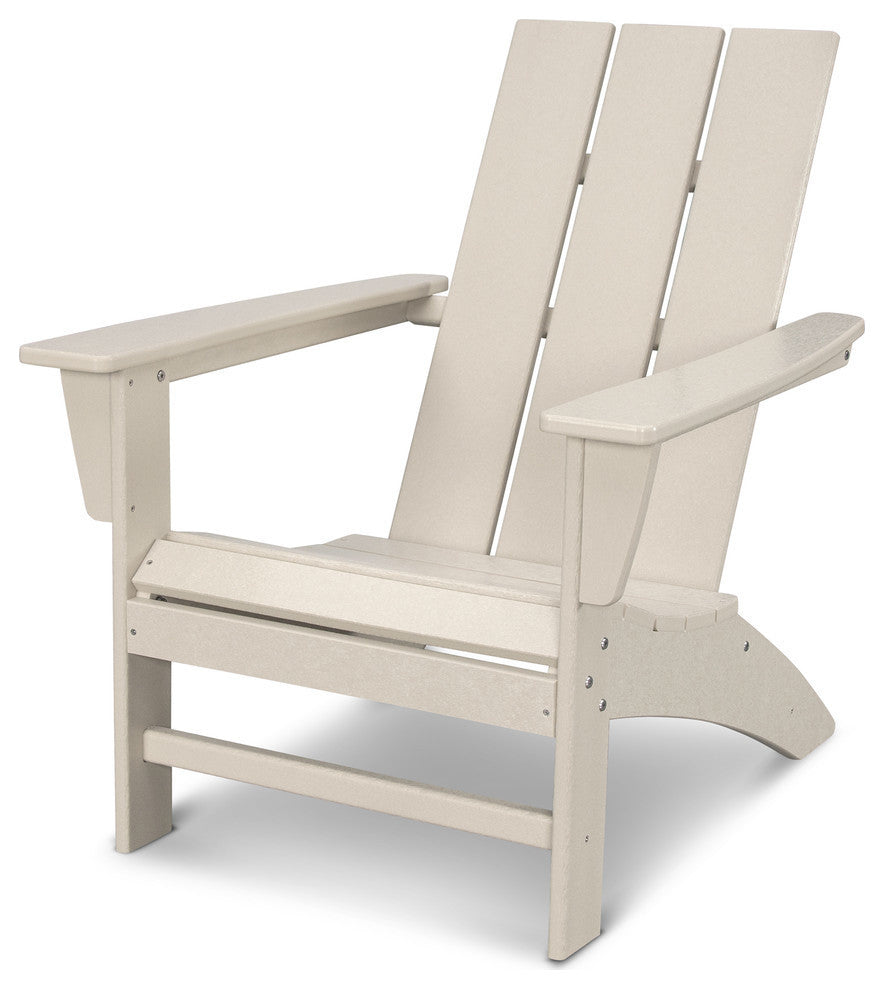 Polywood Modern Adirondack Chair, Sand