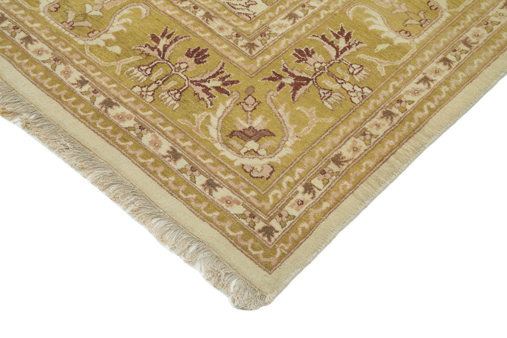 Rug N Carpet - Hand-Knotted Oriental 8' 9" x 11' 11" Pastel Oushak Area Rug