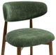 Zinea Performance Textured Velvet Counter Stool, Forest Green