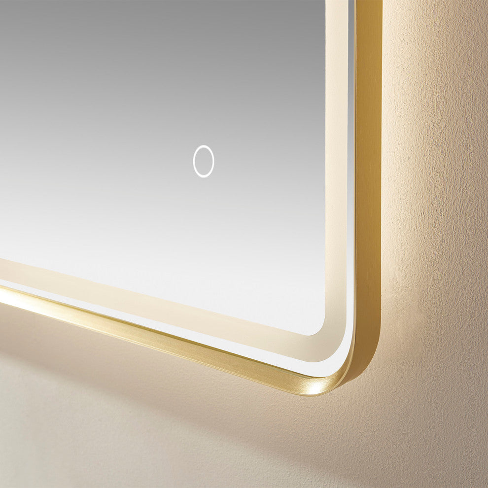 24'' Rectangle LED Lighted Accent Bathroom/Vanity Wall Mirror