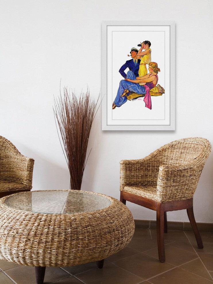 "The Good Life" Framed Painting Print