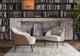 Cliff Lounge Chair, Beige Velvet