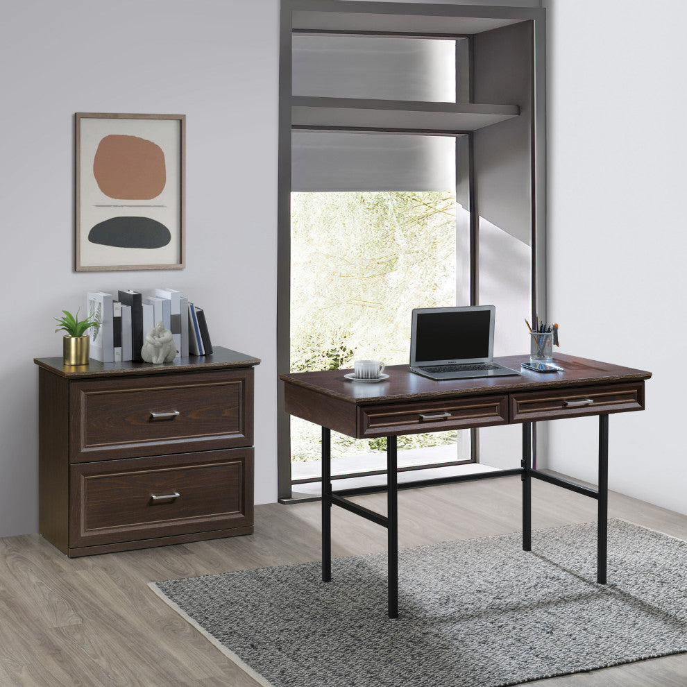 Jefferson 2-Drawer Lateral File, Espresso Finish