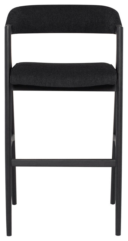 Anita Activated Charcoal Fabric Bar Stool