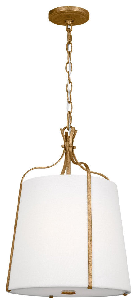 Leander Small Hanging Shade, Antique Gild