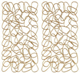 Uttermost, The Loop Gold Wall Art Set of 2