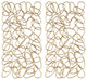Uttermost, The Loop Gold Wall Art Set of 2