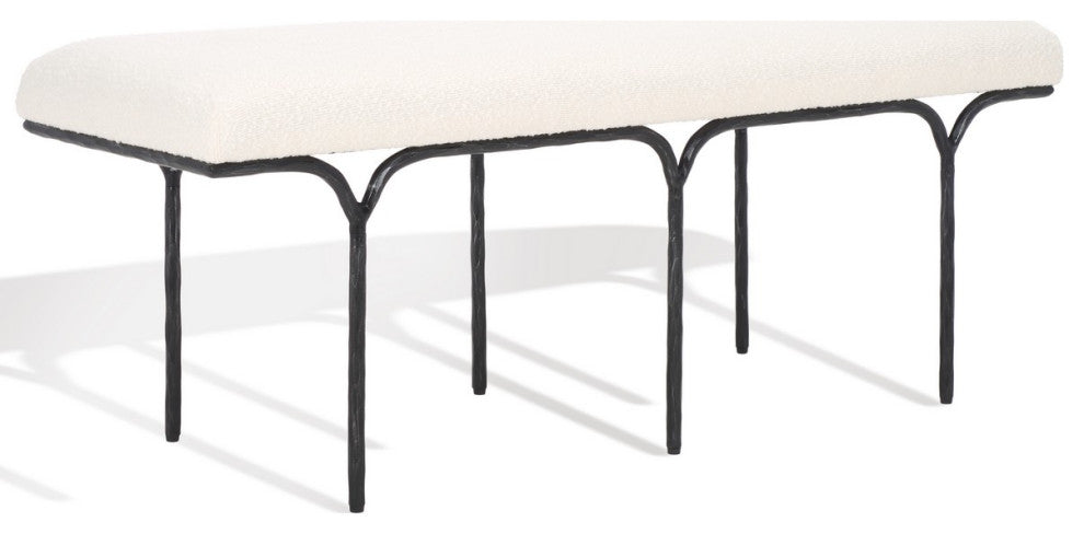 Safavieh Couture Marvin Boucle 48" Bench