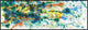 70x24 Smile Again III, Framed Artwork, Black