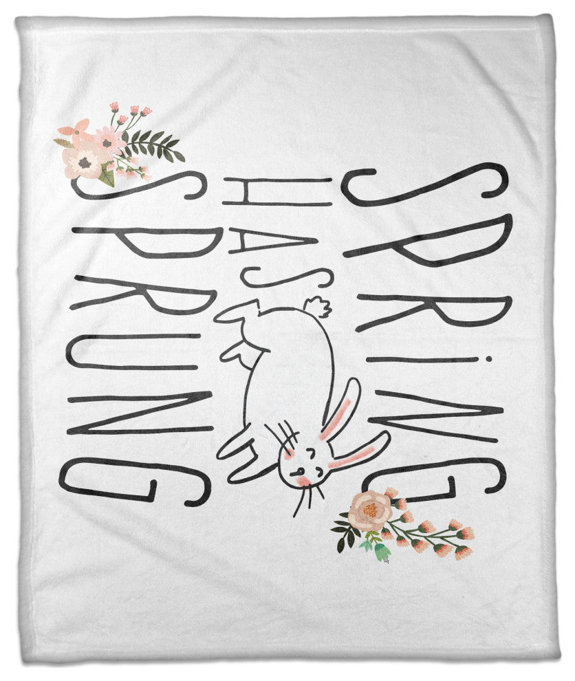 Spring Has Sprung 30x40 Coral Fleece Blanket