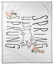Spring Has Sprung 30x40 Coral Fleece Blanket