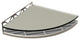 TileWare Structural Surfaces Claddy T-Shelf w/ Glass Cover, Loft