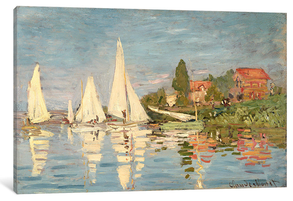 Regatta at Argenteuil, c.1872  by Claude Monet