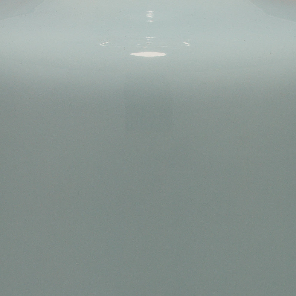 Light Blue Milk Jug Table Lamp With Tapered Shade