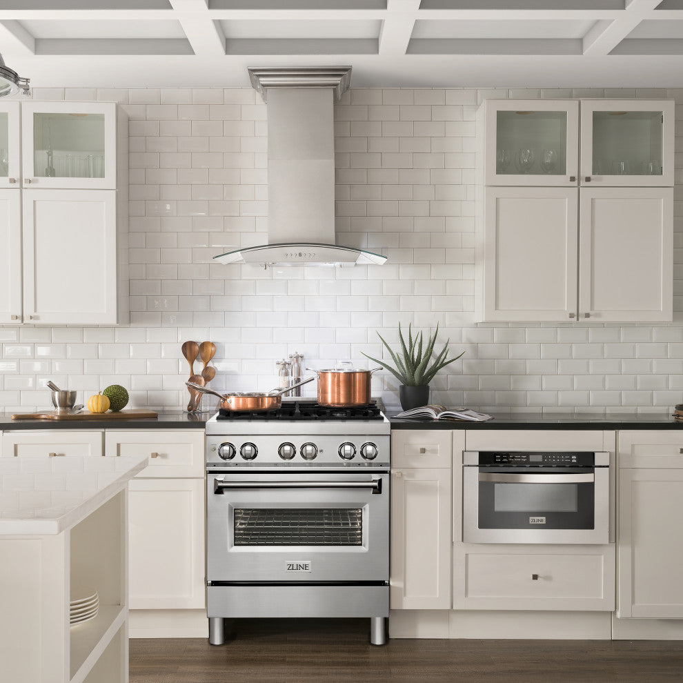ZLINE Freestanding Range, Stainless Steel, Dual Fuel, RA30