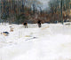 Julian Alden Weir The Ice Cutters Wall Decal