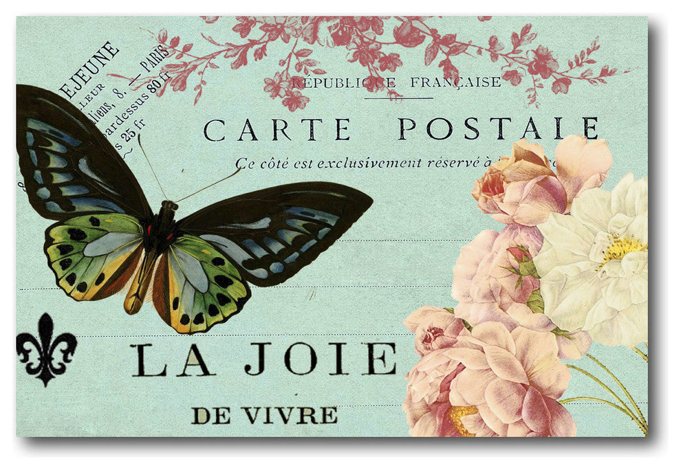 "Postcards of Paris IV" Gallery-Wrapped Canvas Wall Art, 24"x36"
