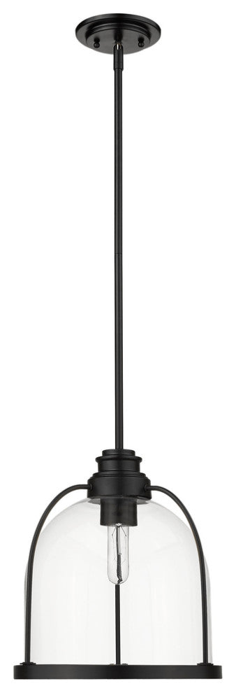 Stanton 1-Light Matte Black Pendant