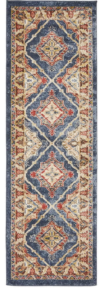 Unique Loom Light Blue Rhea Utopia 2' 0 x 6' 0 Runner Rug