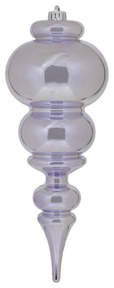 14" Lilac Shiny Finial Uv Drilled