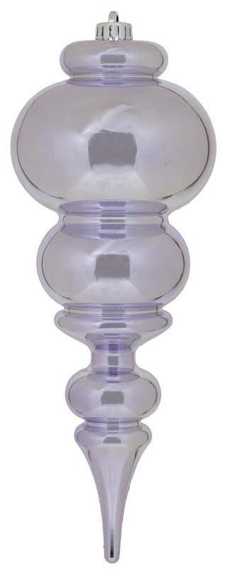 14" Lilac Shiny Finial Uv Drilled