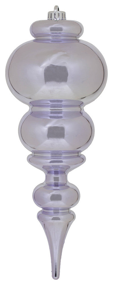 14" Lilac Shiny Finial Uv Drilled