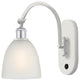 INNOVATIONS 518-1W-WPC-G381 1-Light Sconce White and Polished Chrome