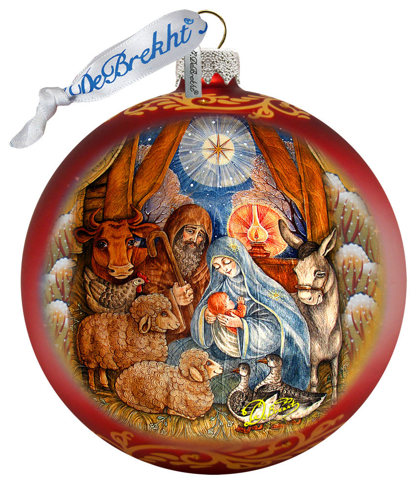 The Birth of the Bright Star Glass Ornament Limited Edition