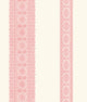 Brynn Pink Paisley Stripe Wallpaper Bolt