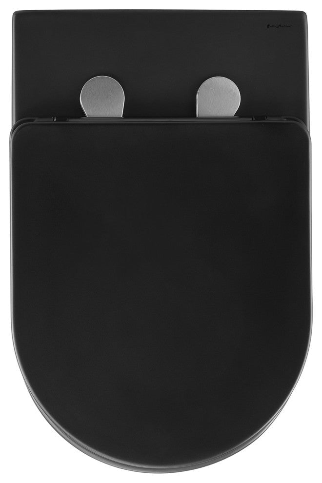 St. Tropez Back to Wall Toilet Bowl, Concealed Tank Not Included, Sm-Wt514mb