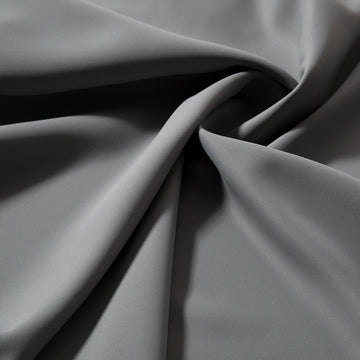 Silver Grommet Top Solid Thermal Insulated Blackout Curtain, Gray, 84"