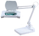 31" Heavy-Duty White Fluorescent Magnifying Table Lamp