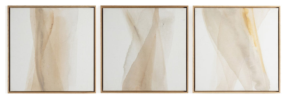 Neutral Wash Triptych By Jess Engle