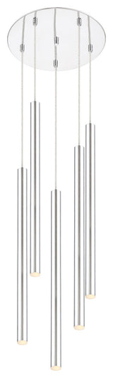 Forest 5-Light Chandelier In Chrome