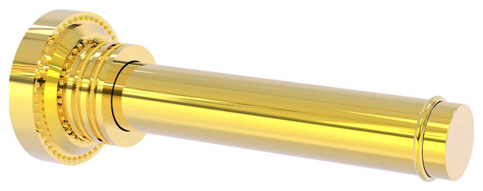 Dottingham Horizontal Roll Toilet Paper Holder, Polished Brass