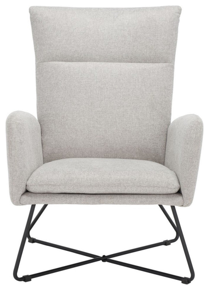 Safavieh Coleman Arm Chair, Light Grey