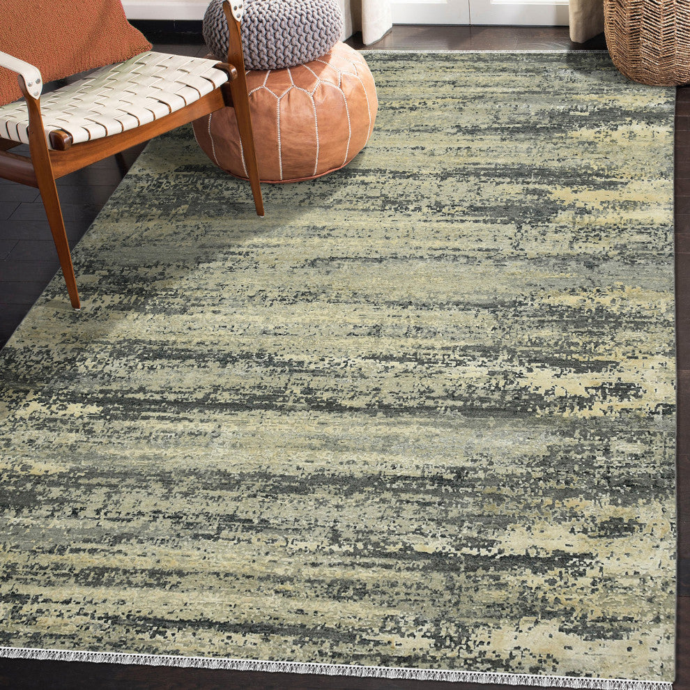 Mystique Gallo Area Rug, Gray, 10' x 14', Abstract
