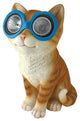 Bright Eyes Solar Cat Garden Statue